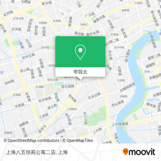 上海八五佳苑公寓二店地图