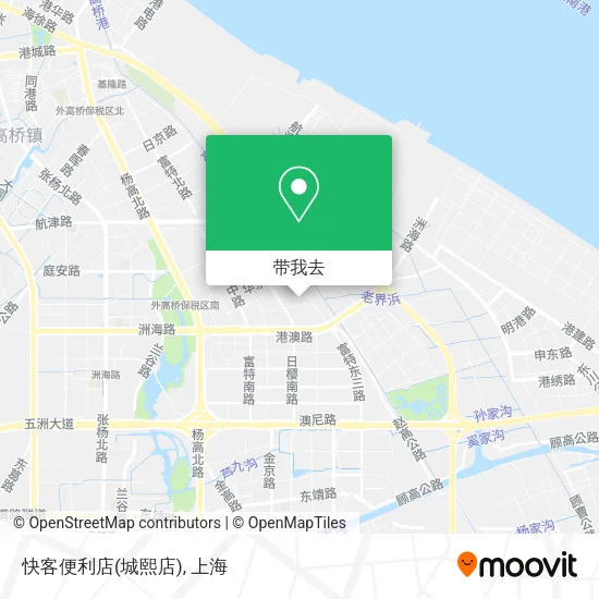 快客便利店(城熙店)地图