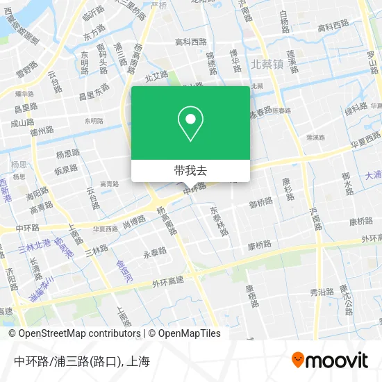中环路/浦三路(路口)地图