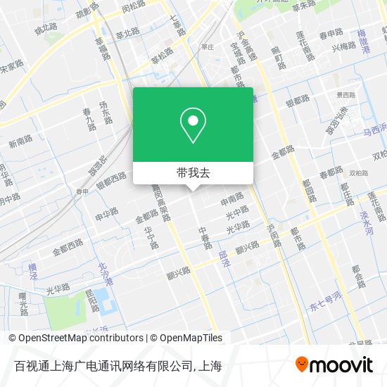 百视通上海广电通讯网络有限公司地图