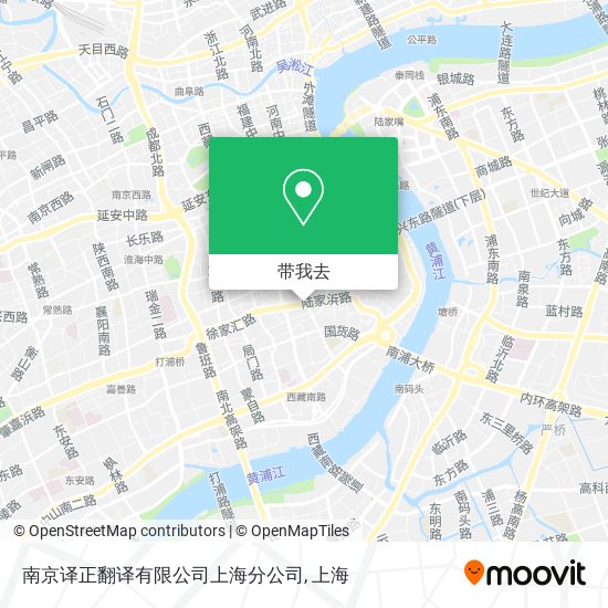 南京译正翻译有限公司上海分公司地图