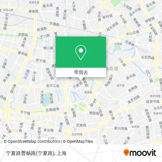 宁夏路曹杨路地图