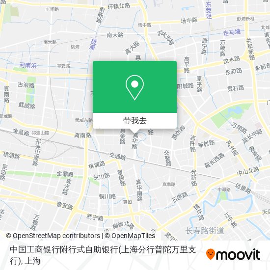 中国工商银行附行式自助银行(上海分行普陀万里支行)地图