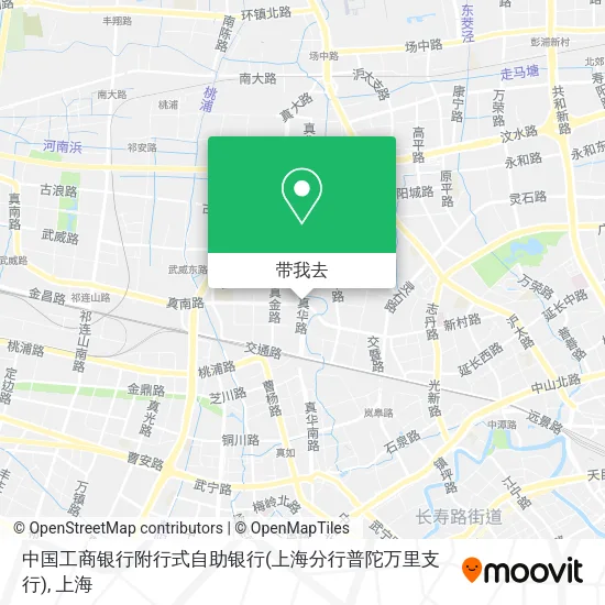 中国工商银行附行式自助银行(上海分行普陀万里支行)地图