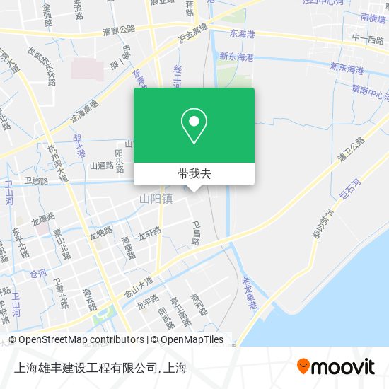 上海雄丰建设工程有限公司地图