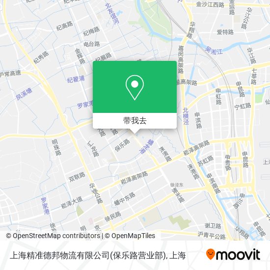 上海精准德邦物流有限公司(保乐路营业部)地图