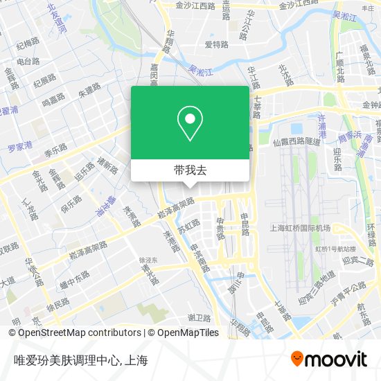 唯爱玢美肤调理中心地图