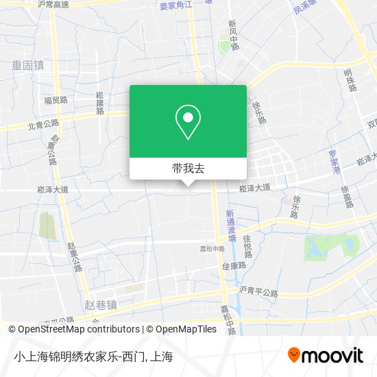 小上海锦明绣农家乐-西门地图