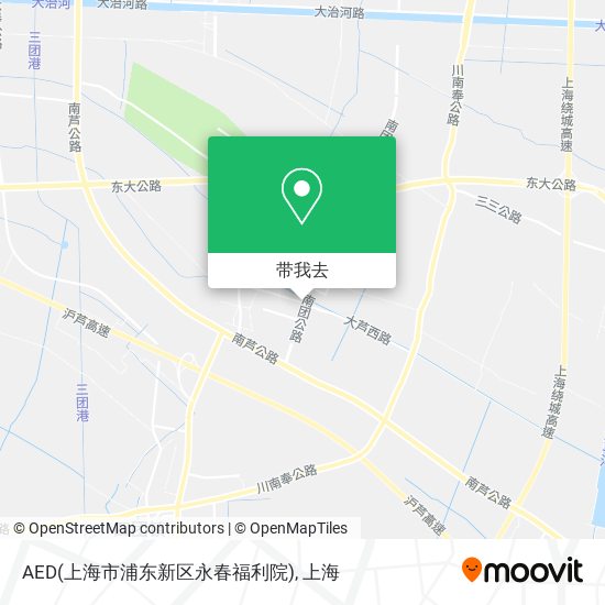 AED(上海市浦东新区永春福利院)地图