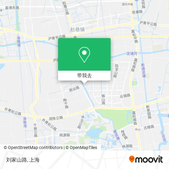 刘家山路地图