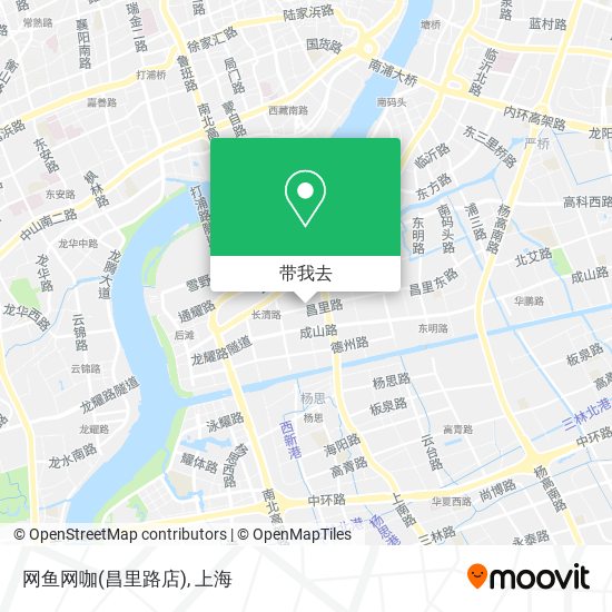 网鱼网咖(昌里路店)地图
