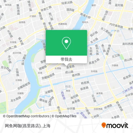 网鱼网咖(昌里路店)地图