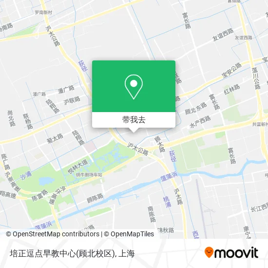 培正逗点早教中心(顾北校区)地图