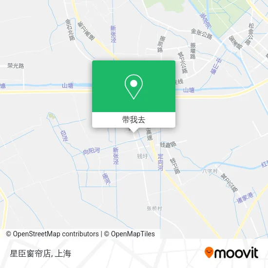 星臣窗帘店地图
