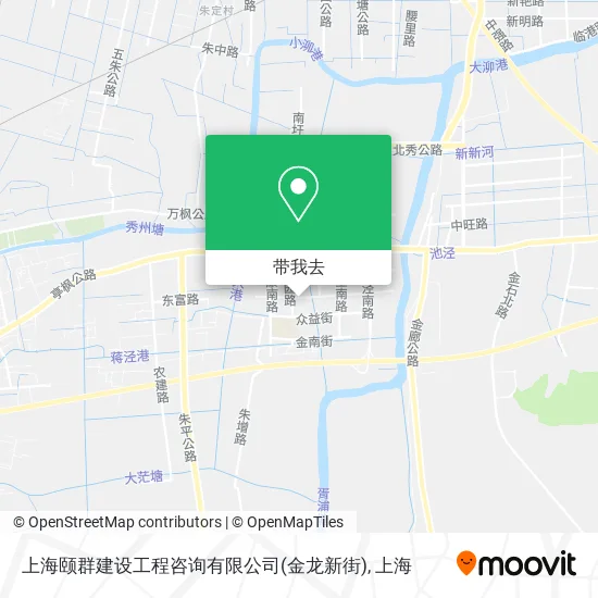 上海颐群建设工程咨询有限公司(金龙新街)地图