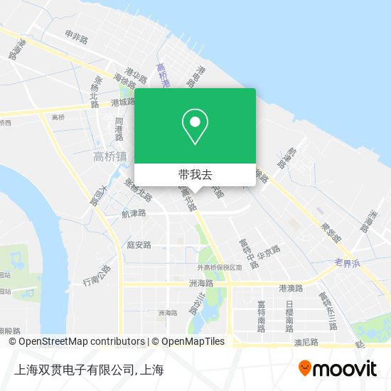 上海双贯电子有限公司地图