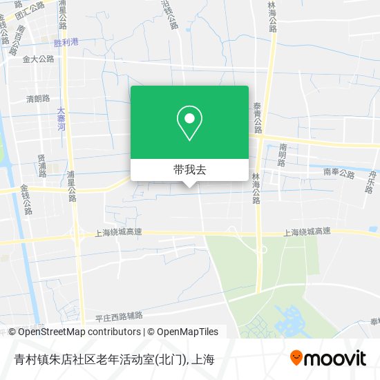 青村镇朱店社区老年活动室(北门)地图
