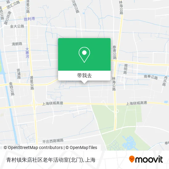 青村镇朱店社区老年活动室(北门)地图