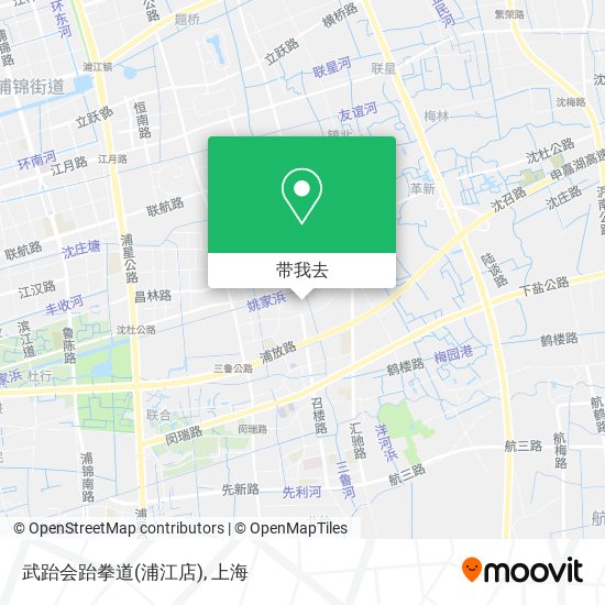 武跆会跆拳道(浦江店)地图