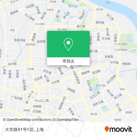 大学路91号1层地图