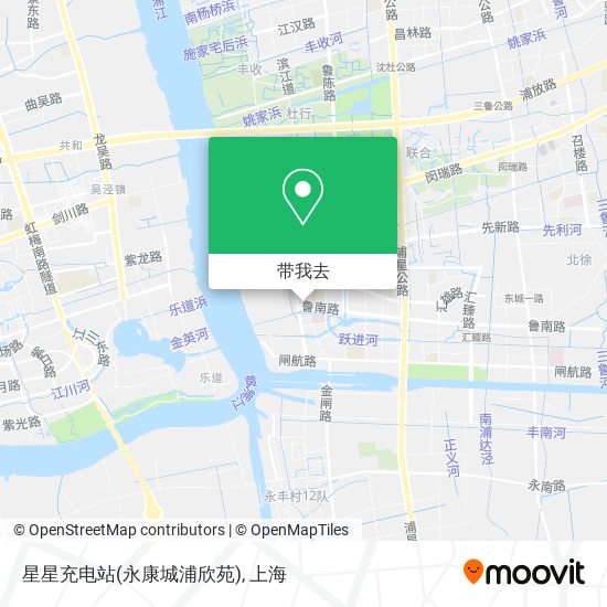 星星充电站(永康城浦欣苑)地图