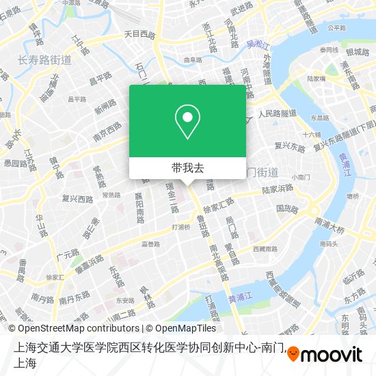 上海交通大学医学院西区转化医学协同创新中心-南门地图