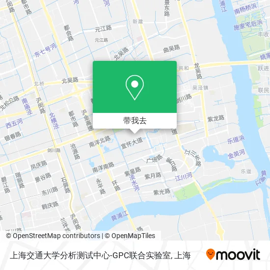 上海交通大学分析测试中心-GPC联合实验室地图
