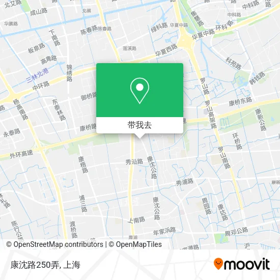 康沈路250弄地图