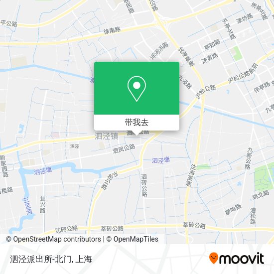 泗泾派出所-北门地图