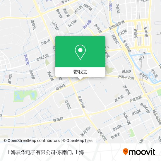 上海展华电子有限公司-东南门地图