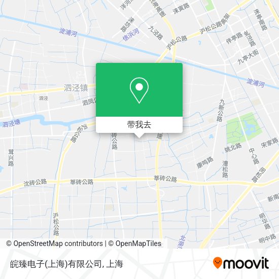 皖臻电子(上海)有限公司地图