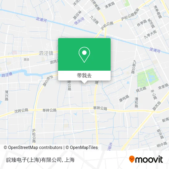 皖臻电子(上海)有限公司地图