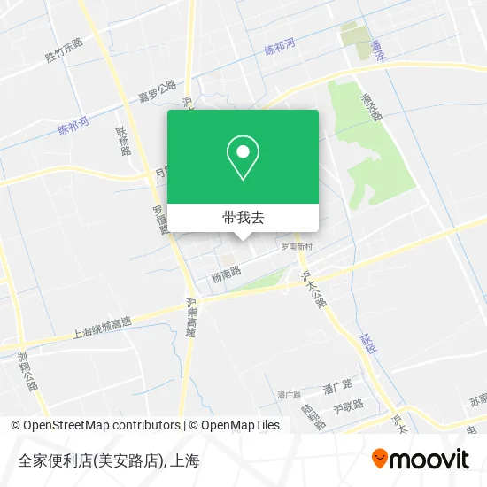 全家便利店(美安路店)地图