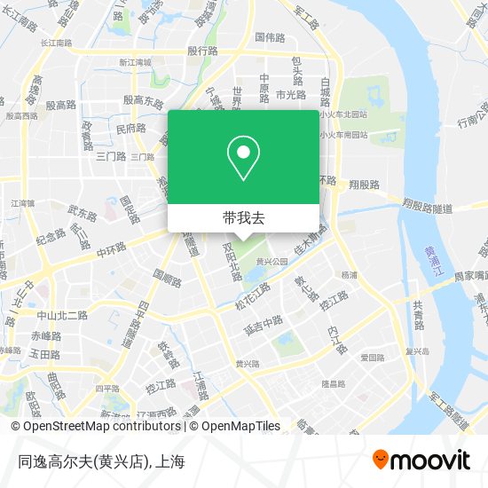 同逸高尔夫(黄兴店)地图