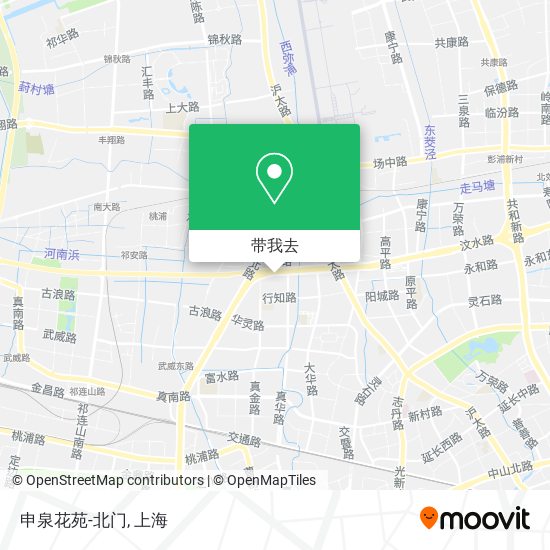 申泉花苑-北门地图