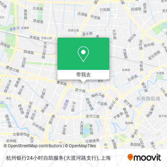 杭州银行24小时自助服务(大渡河路支行)地图
