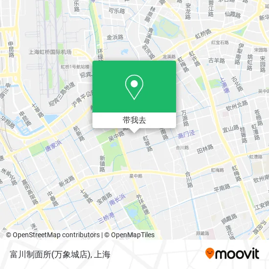 富川制面所(万象城店)地图
