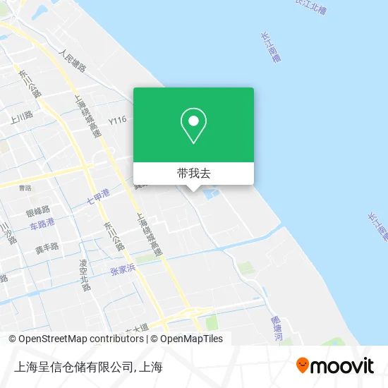 上海呈信仓储有限公司地图