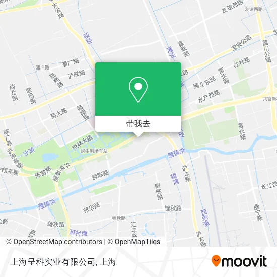 上海呈科实业有限公司地图