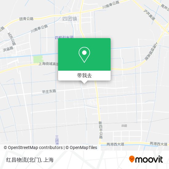 红昌物流(北门)地图