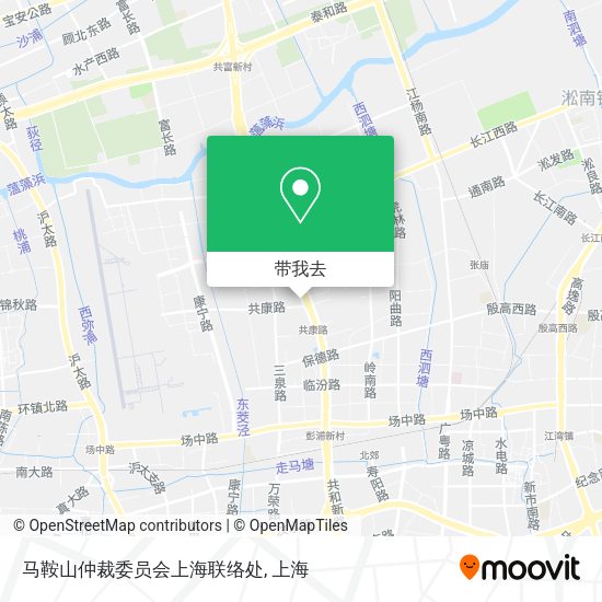 马鞍山仲裁委员会上海联络处地图