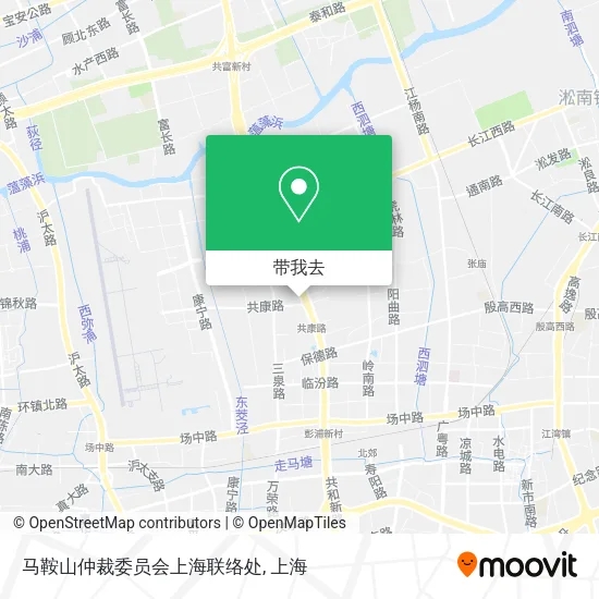 马鞍山仲裁委员会上海联络处地图