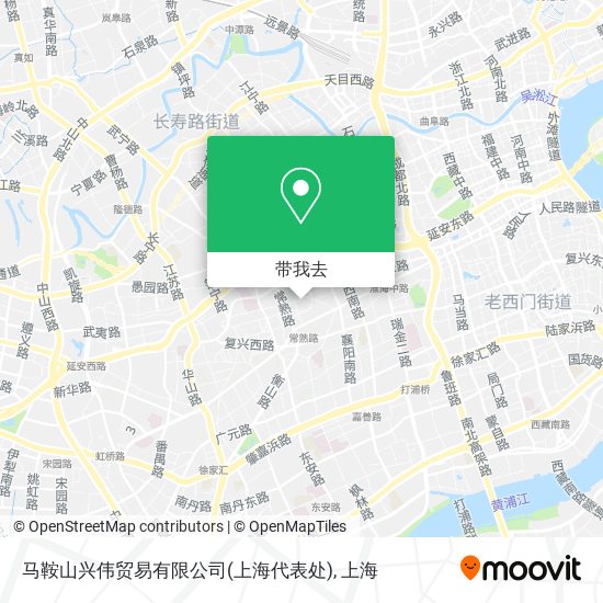 马鞍山兴伟贸易有限公司(上海代表处)地图