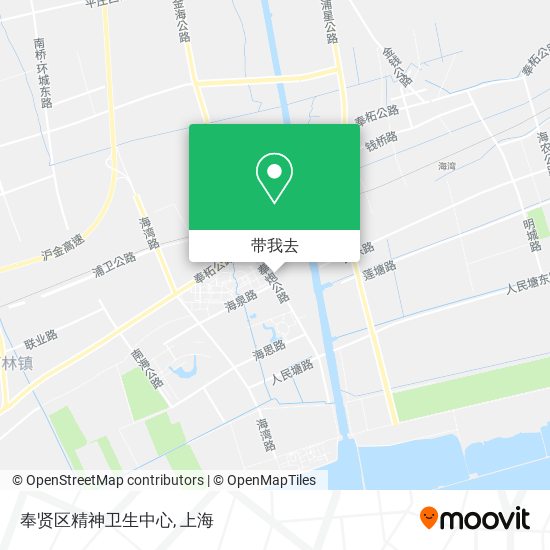 奉贤区精神卫生中心地图