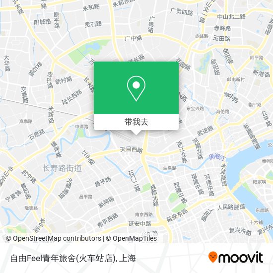 自由Feel青年旅舍(火车站店)地图