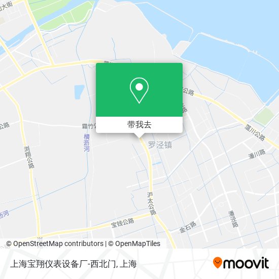 上海宝翔仪表设备厂-西北门地图