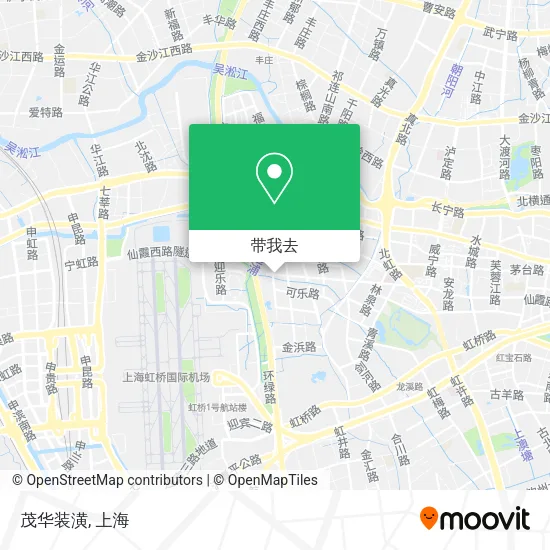茂华装潢地图