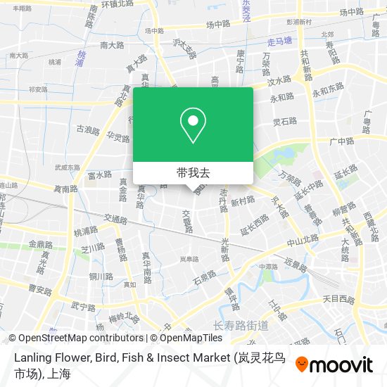 Lanling Flower, Bird, Fish & Insect Market (岚灵花鸟市场)地图