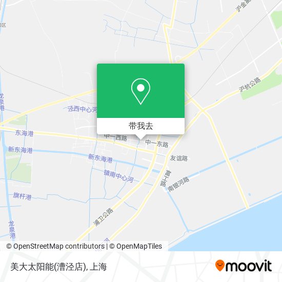 美大太阳能(漕泾店)地图