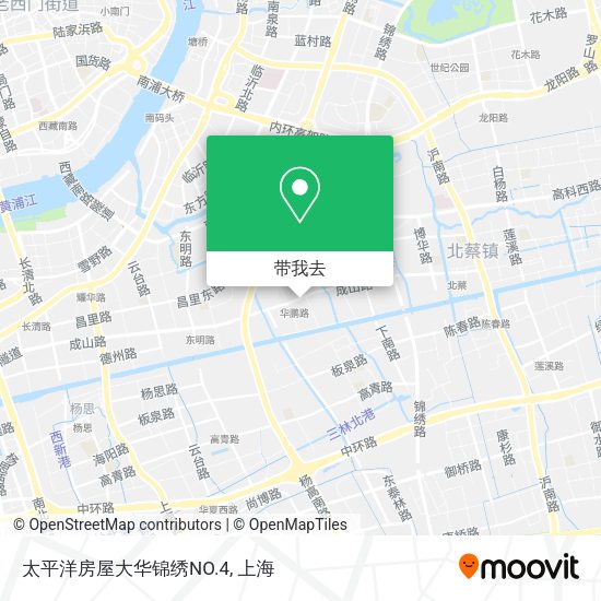 太平洋房屋大华锦绣NO.4地图